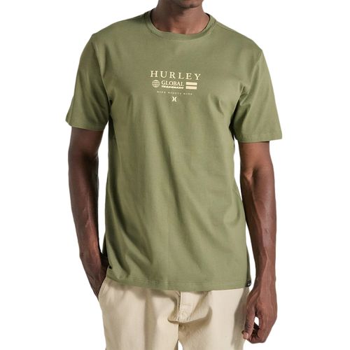 Camiseta Masculina Hurley Globo VERDE-HYTS010799- -1-
